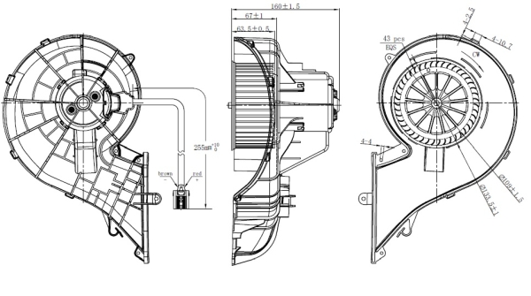 Ilustracja 34353 NRF wentylator wewnętrzny