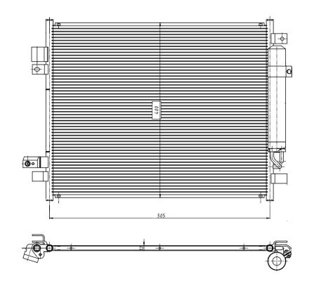 Ilustracja 350418 NRF skraplacz, klimatyzacja