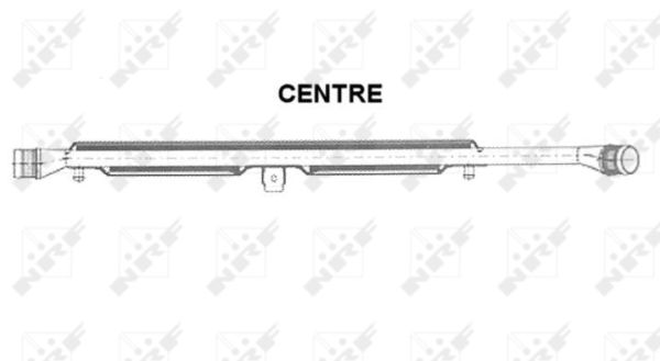 Ilustracja 30769 NRF chłodnica powietrza doładowującego - intercooler