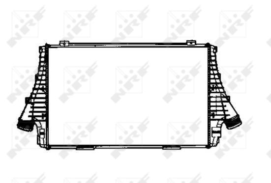 Ilustracja 30867 NRF chłodnica powietrza doładowującego - intercooler