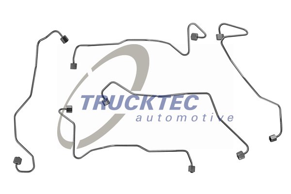 Ilustracja 02.13.054 TRUCKTEC AUTOMOTIVE zestaw przewodów wysokiego ciśnienia, układ wtryskowy