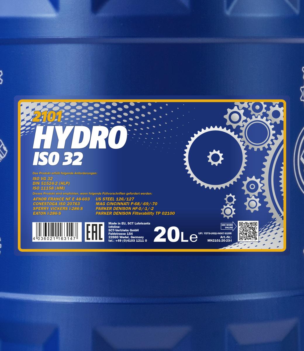 Ilustracja MN2101-20 SCT - MANNOL olej hydrauliczny