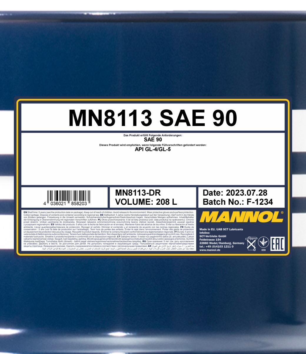 Ilustracja MN8113-DR SCT - MANNOL olej przekładniowy