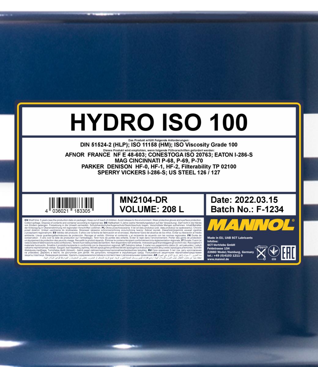 Ilustracja MN2104-DR SCT - MANNOL olej hydrauliczny