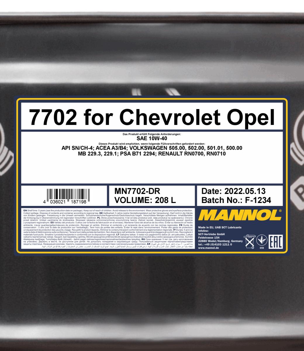 Ilustracja MN7702-DR SCT - MANNOL olej silnikowy