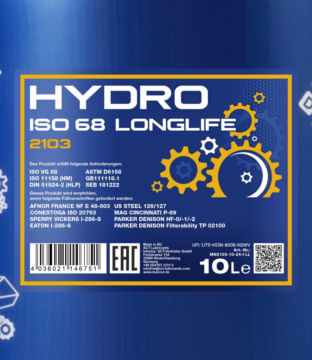 Ilustracja MN2103-10 SCT - MANNOL olej hydrauliczny