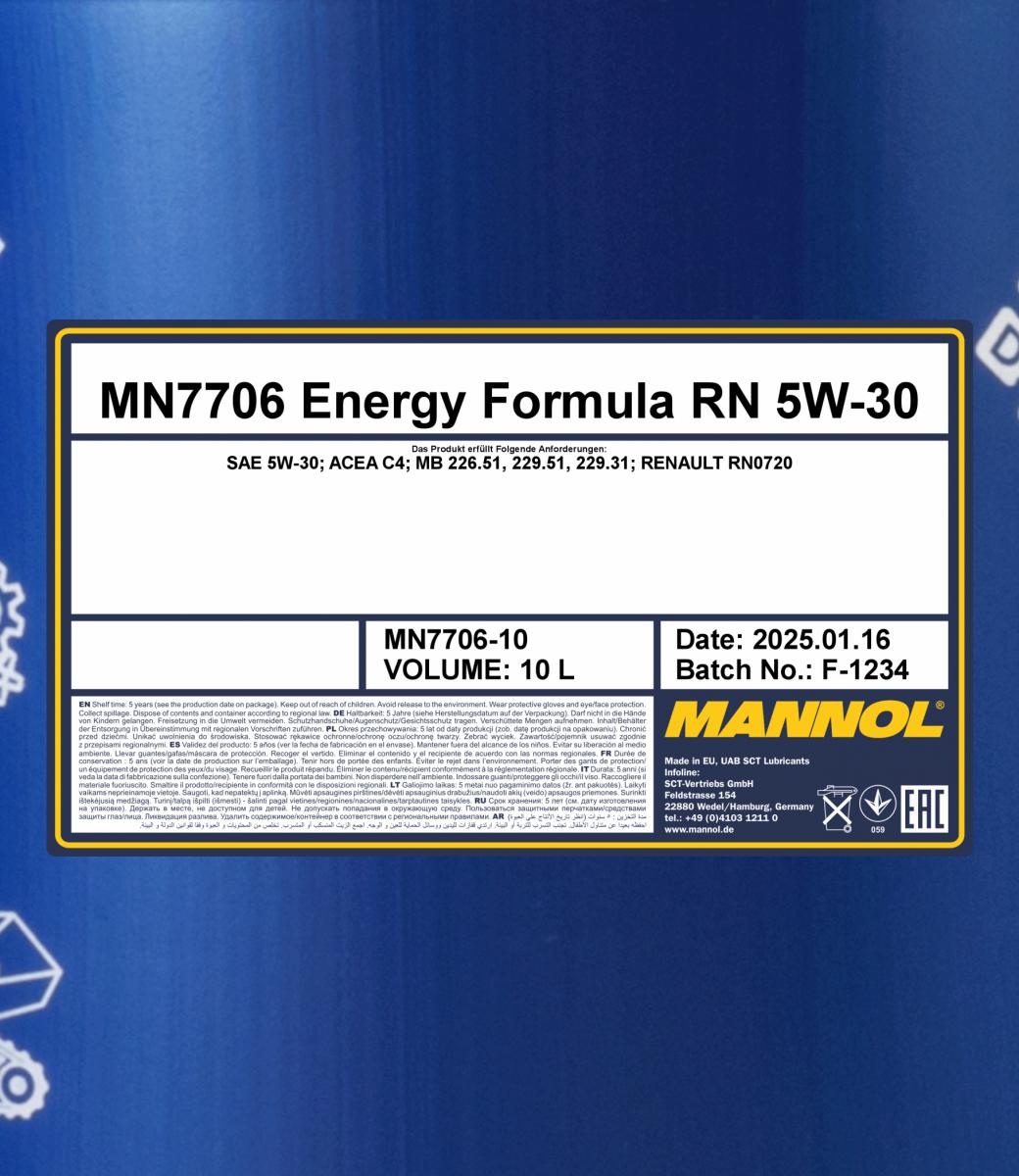 Ilustracja MN7706-10 SCT - MANNOL olej silnikowy