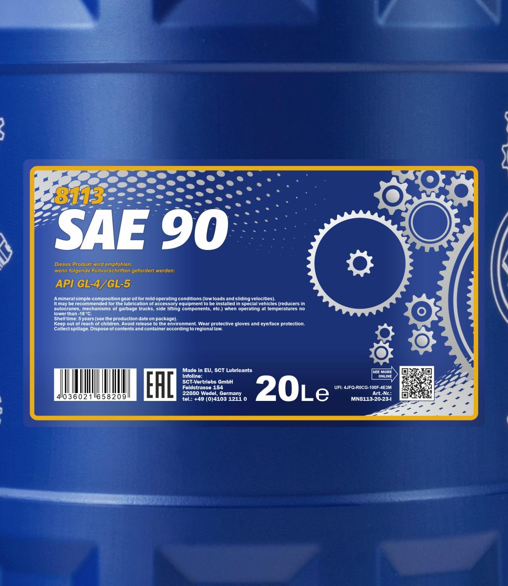 Ilustracja MN8113-20 SCT - MANNOL olej przekładniowy