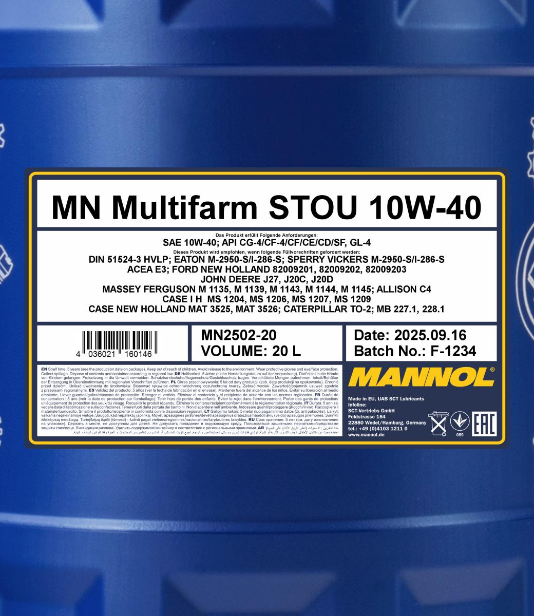 Ilustracja MN2502-20 SCT - MANNOL olej silnikowy