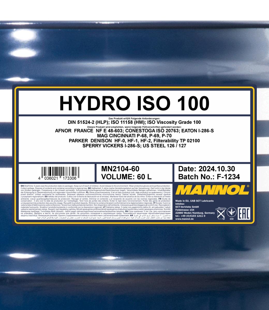 Ilustracja MN2104-60 SCT - MANNOL olej hydrauliczny