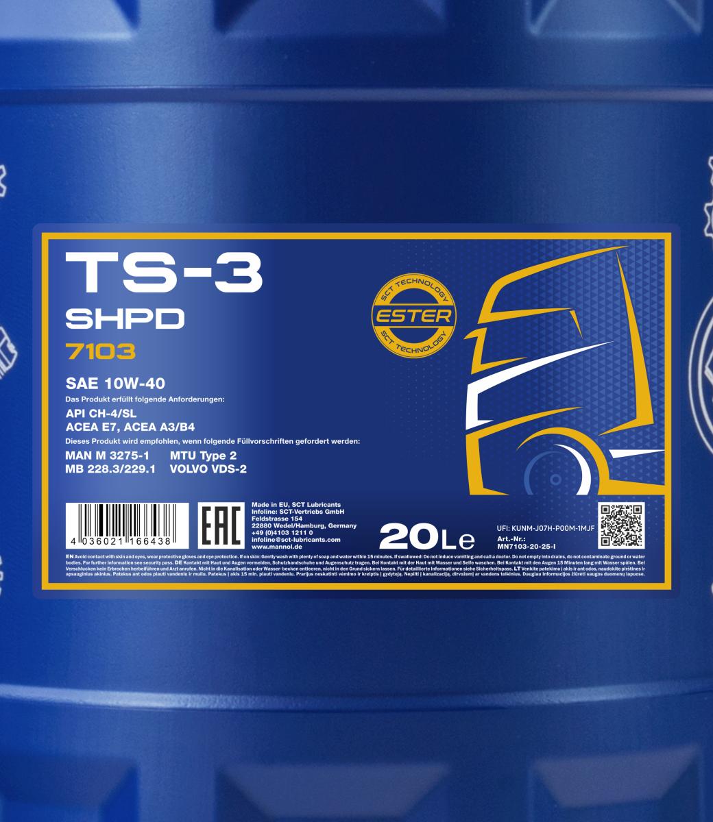 Ilustracja MN7103-20 SCT - MANNOL olej silnikowy