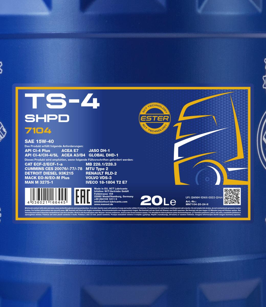 Ilustracja MN7104-20 SCT - MANNOL olej silnikowy