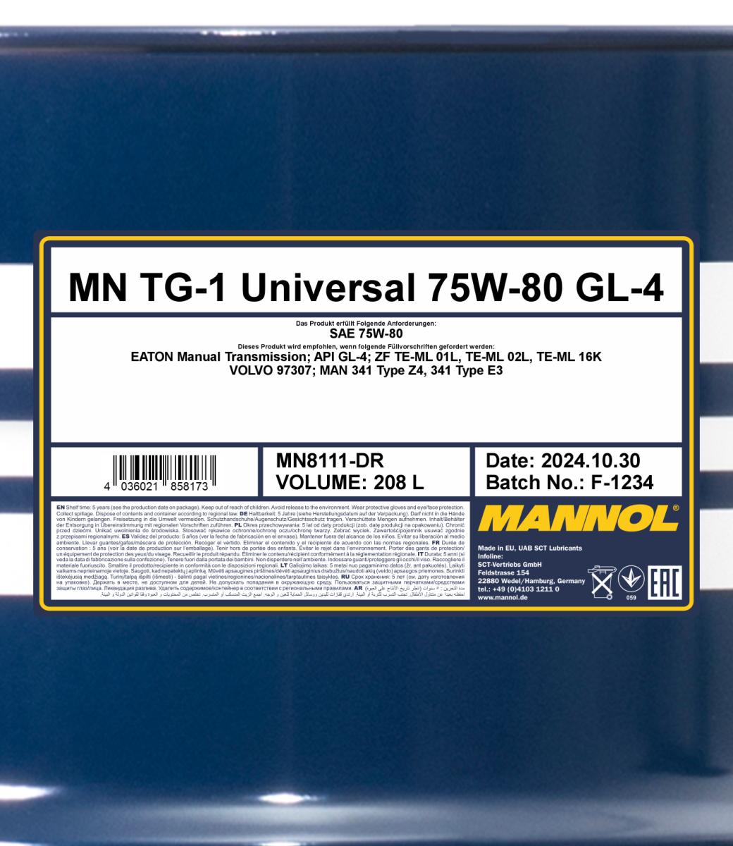Ilustracja MN8111-DR SCT - MANNOL olej przekładniowy