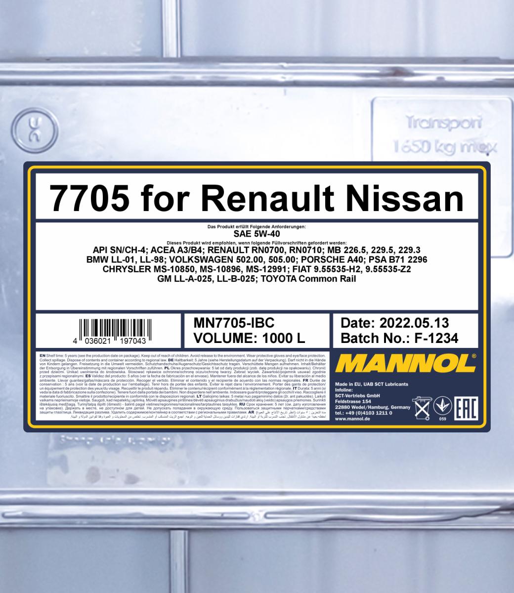 Ilustracja MN7705-IBC SCT - MANNOL olej silnikowy