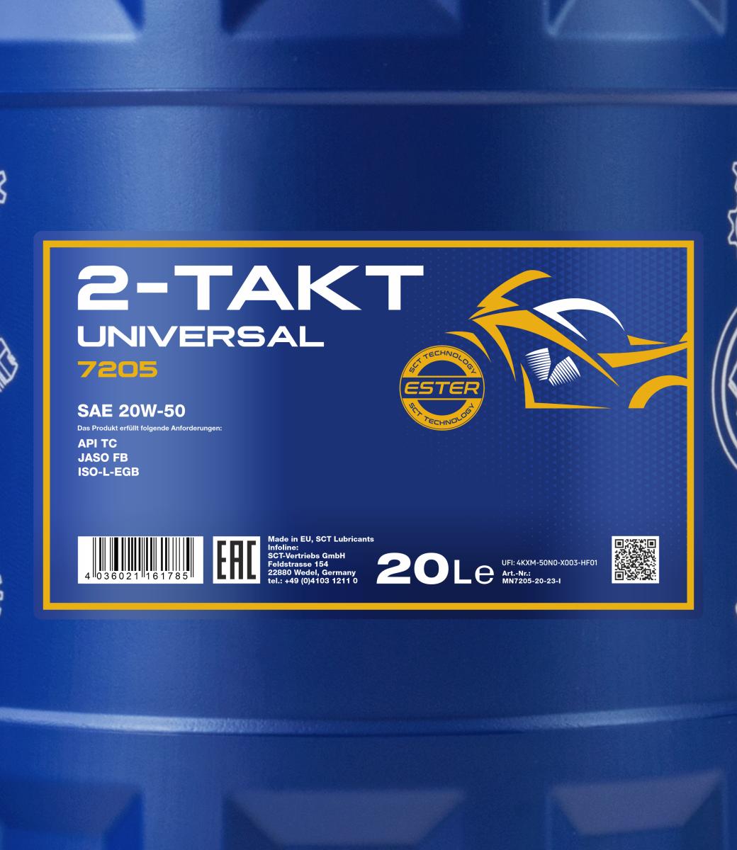 Ilustracja MN7205-20 SCT - MANNOL olej silnikowy