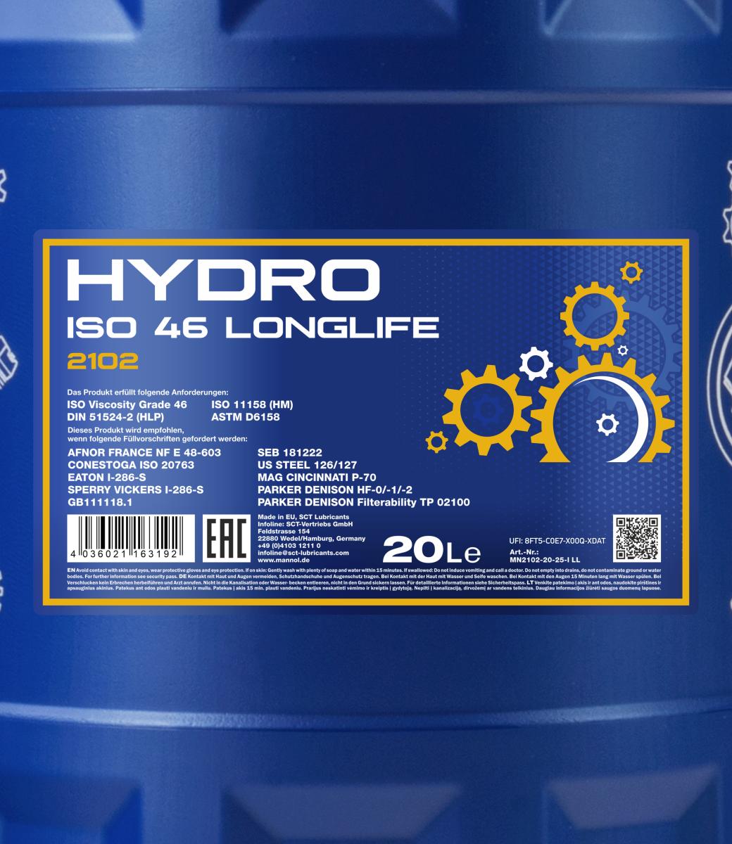 Ilustracja MN2102-20 SCT - MANNOL olej hydrauliczny