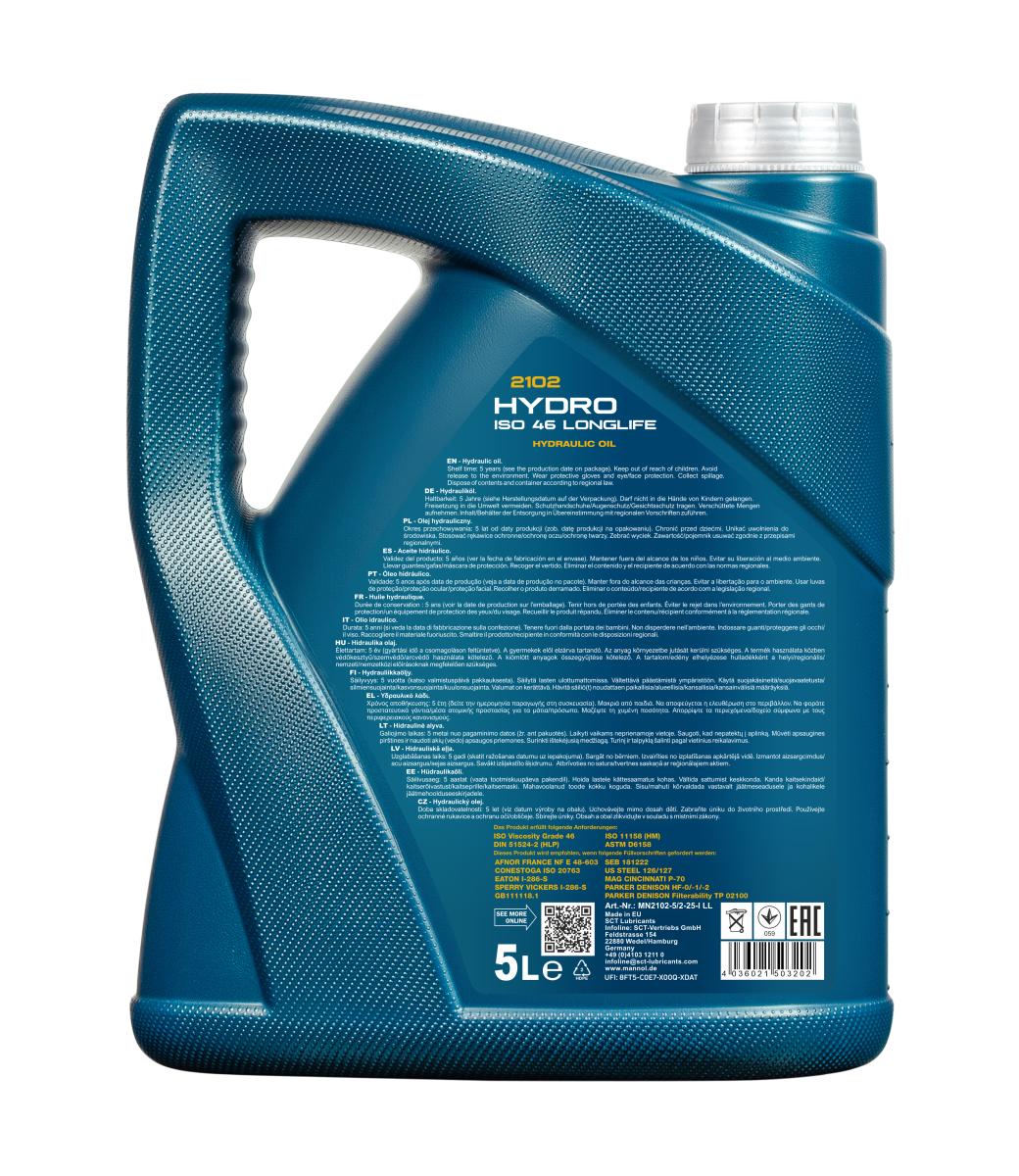 Ilustracja MN2102-5 SCT - MANNOL olej hydrauliczny