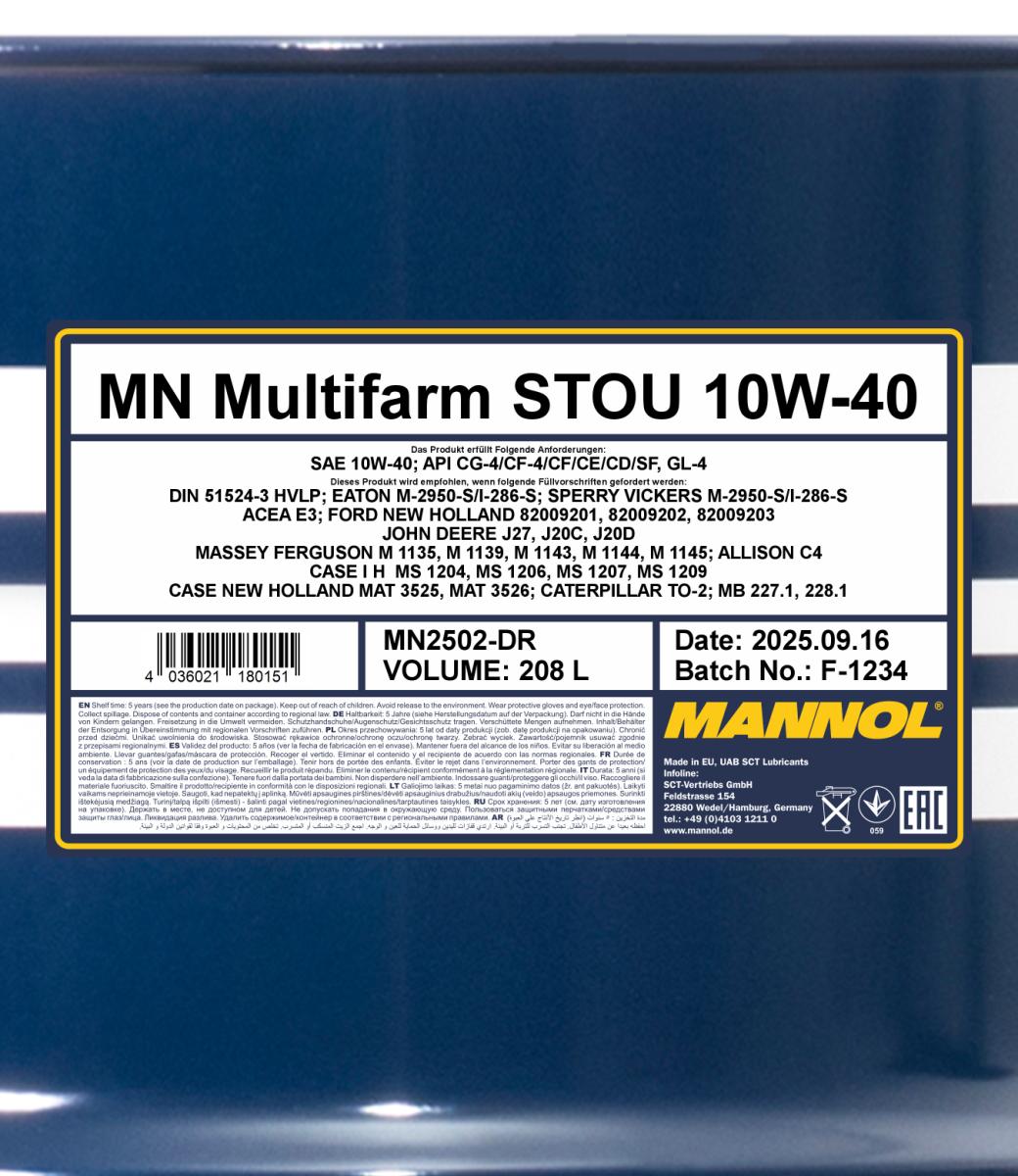 Ilustracja MN2502-DR SCT - MANNOL olej silnikowy