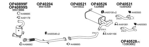 Ilustracja 130019 VENEPORTE układ wydechowy