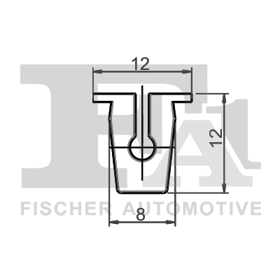 Ilustracja 11-60005.5 FA1 clip, listwa ochronna