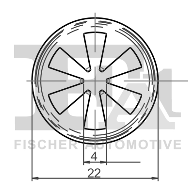 Ilustracja 13-40025.5 FA1 clip, listwa ochronna