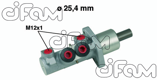 Ilustracja 202-606 CIFAM pompa hamulcowa