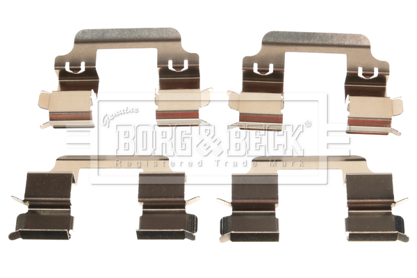 Ilustracja BBK1247 BORG & BECK zestaw akcesoriów, klocki hamulcowe