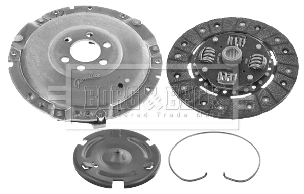 Ilustracja HK6403 BORG & BECK zestaw sprzęgieł