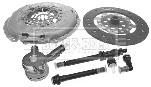 Ilustracja HKT1560 BORG & BECK zestaw sprzęgieł