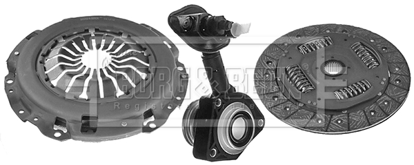 Ilustracja HKT1070 BORG & BECK zestaw sprzęgieł