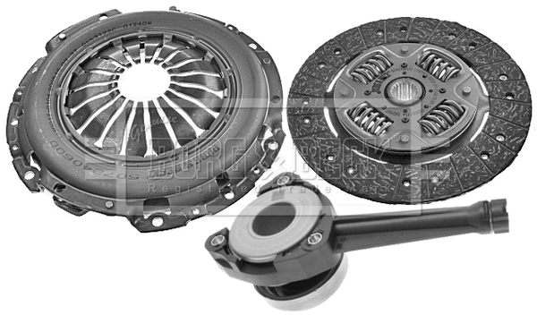 Ilustracja HKT1355 BORG & BECK zestaw sprzęgieł