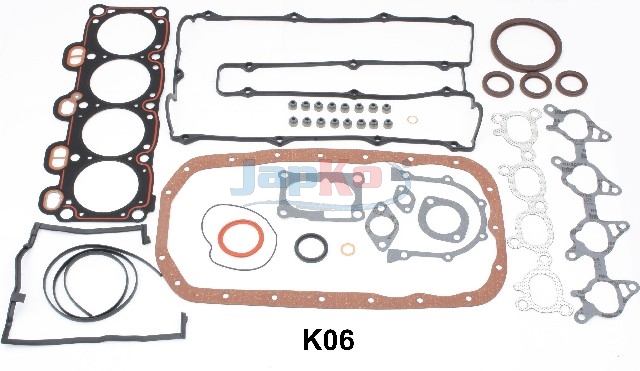 Ilustracja 49K06 JAPKO kompletny zestaw uszczelek, silnik