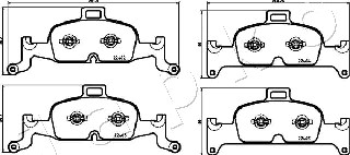 Ilustracja 500918 JAPKO klocki hamulcowe