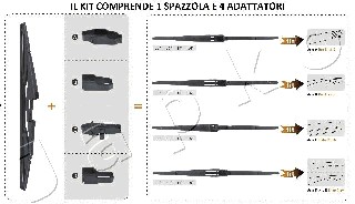 Ilustracja SJX40R JAPKO pióro wycieraczki
