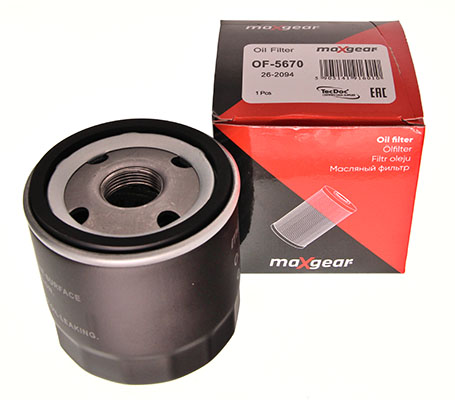 Ilustracja 26-2094 MAXGEAR filtr oleju