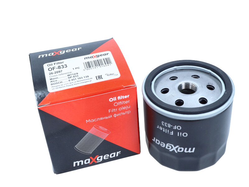 Ilustracja 26-2097 MAXGEAR filtr oleju