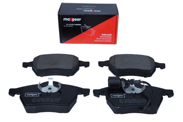 Ilustracja 19-0661 MAXGEAR klocki hamulcowe