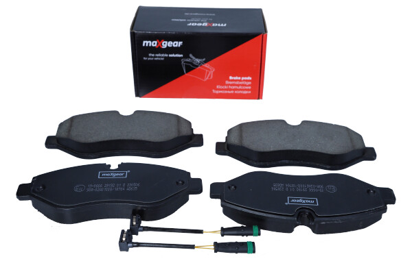 Ilustracja 19-0666 MAXGEAR klocki hamulcowe