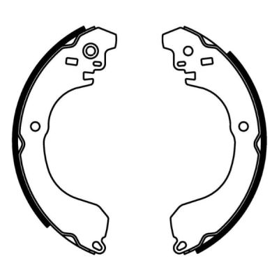 Ilustracja C0Y010ABE ABE zestaw szczęk hamulcowych