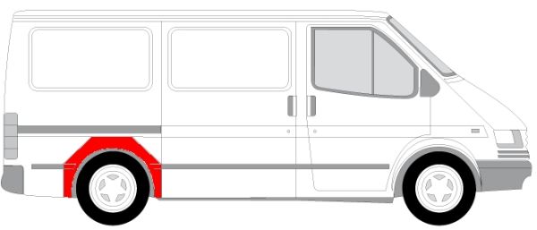 Ilustracja 6504-03-2515596K BLIC panel błotnika wewnętrznego