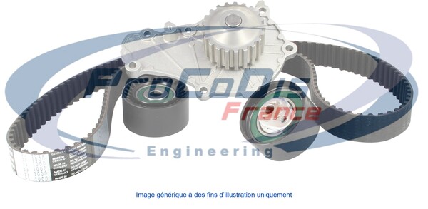 Ilustracja KPE6522A PROCODIS FRANCE pompa wodna + zestaw paska rozrządu