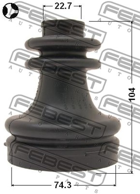 Ilustracja 0415-DARH FEBEST osłona, wał napędowy