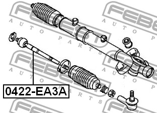Ilustracja 0422-EA3A FEBEST drążek kierowniczy