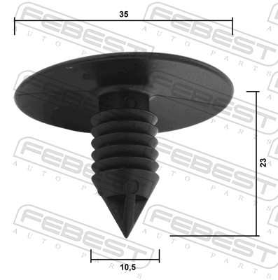 Ilustracja 88570-218 FEBEST clip, listwa ochronna