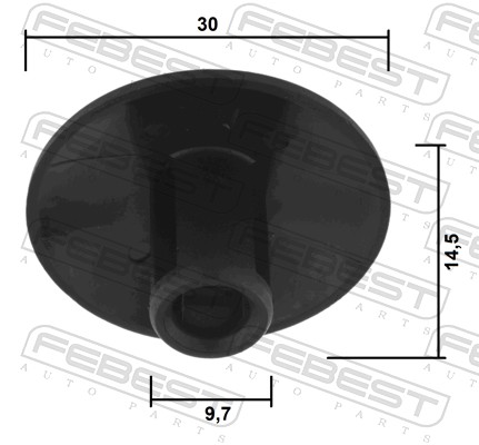 Ilustracja 88570-222 FEBEST clip, listwa ochronna