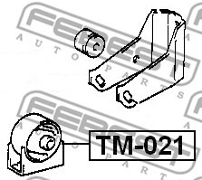 Ilustracja TM-021 FEBEST poduszka silnika / mocowanie