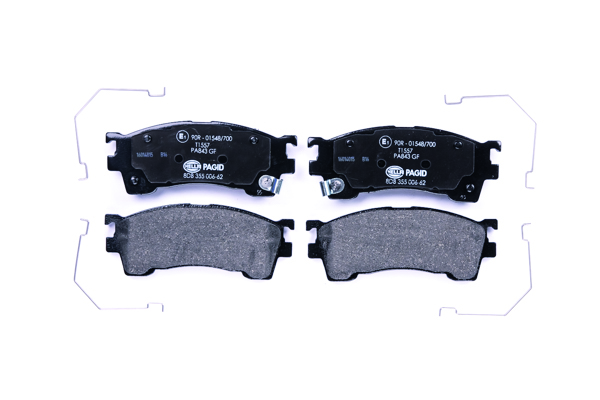 Ilustracja 8DB 355 006-621 HELLA PAGID klocki hamulcowe