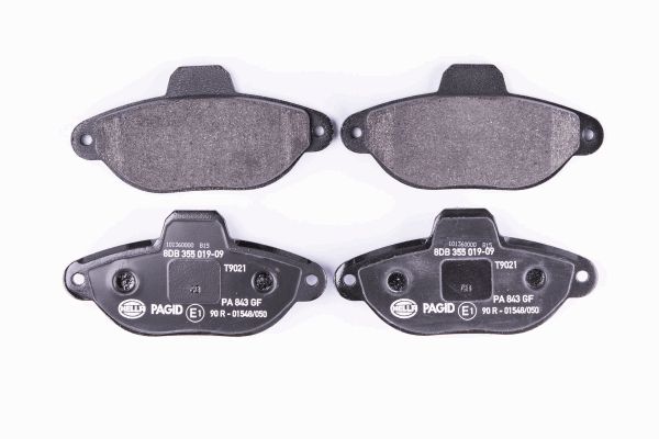 Ilustracja 8DB 355 019-091 HELLA PAGID klocki hamulcowe