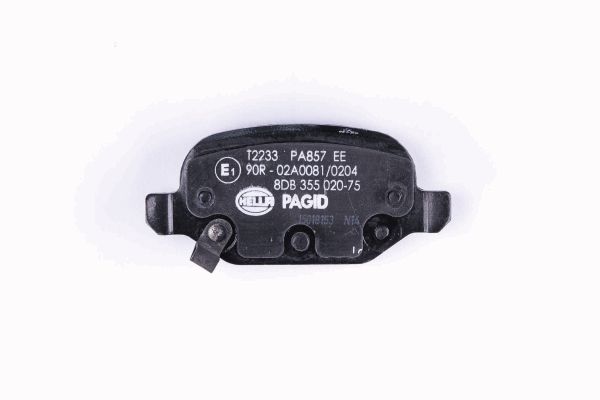 Ilustracja 8DB 355 020-751 HELLA PAGID klocki hamulcowe