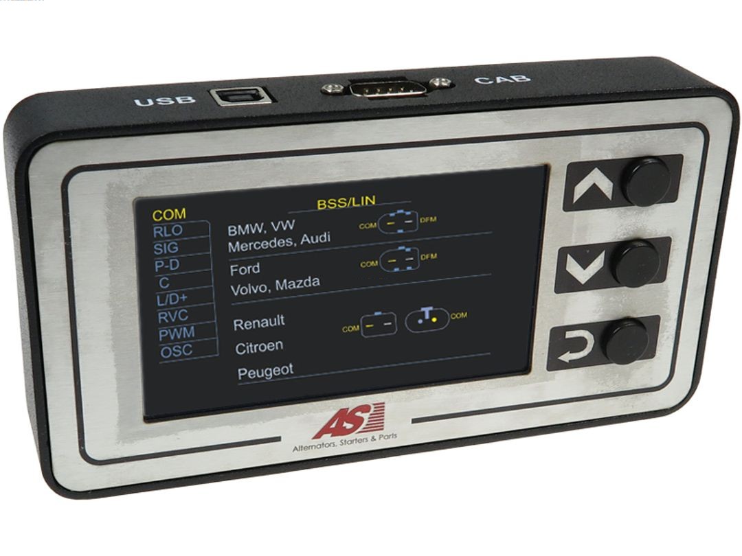 Ilustracja RTP9005S AS-PL stanowisko testowe, rozrusznik / generator